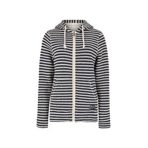 Weird Fish Womens/Ladies Fisher Stripe Macaroni Eco Friendly Full Zip Hoodie / E